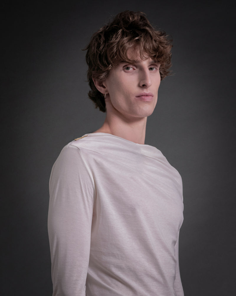 Draped Longsleeve Top