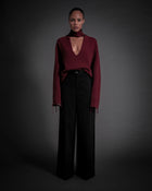 Pleated Wide Trouser