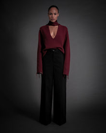 Pleated Wide Trouser