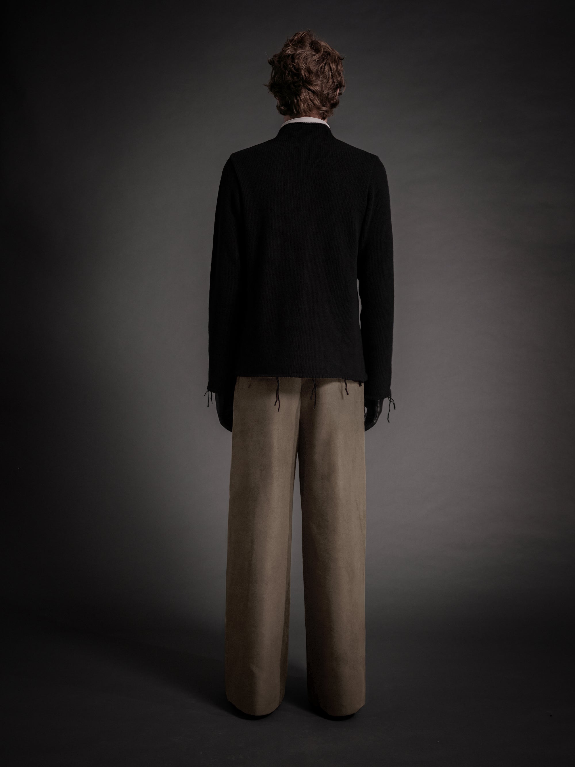 Pleated Wide Trouser