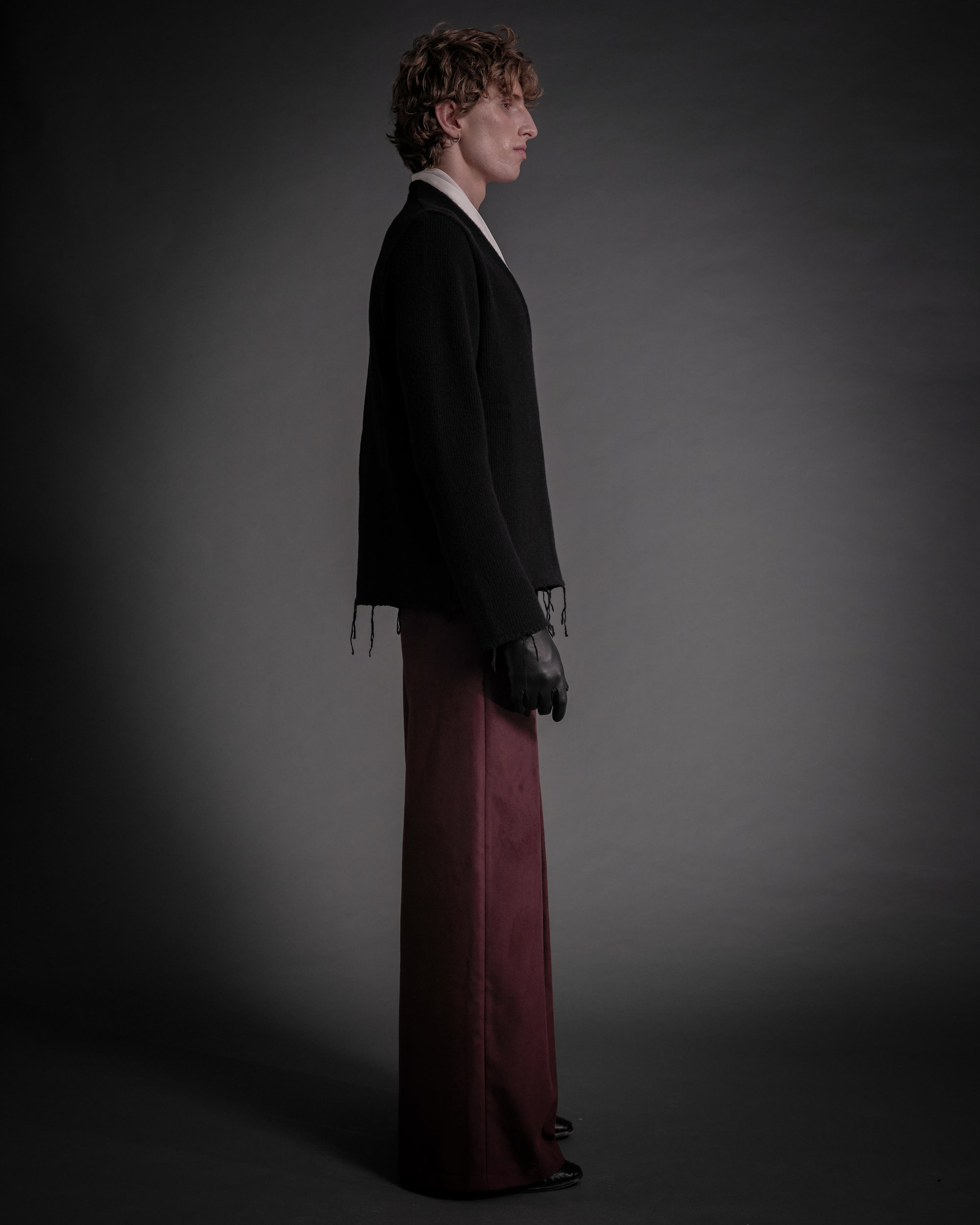 Pleated Wide Trouser