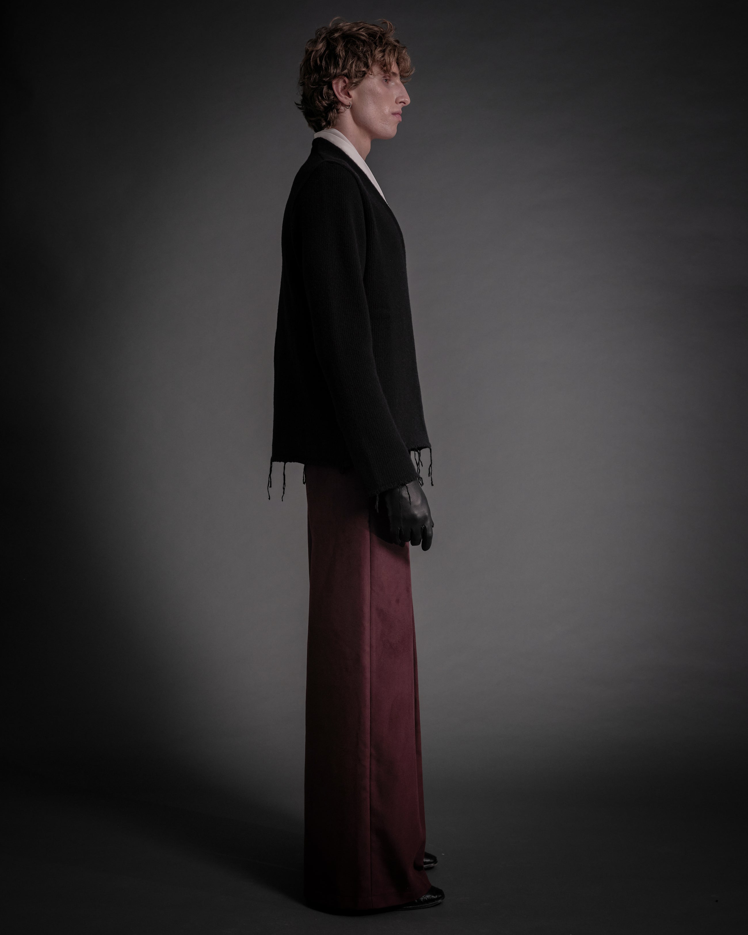 Pleated Wide Trouser