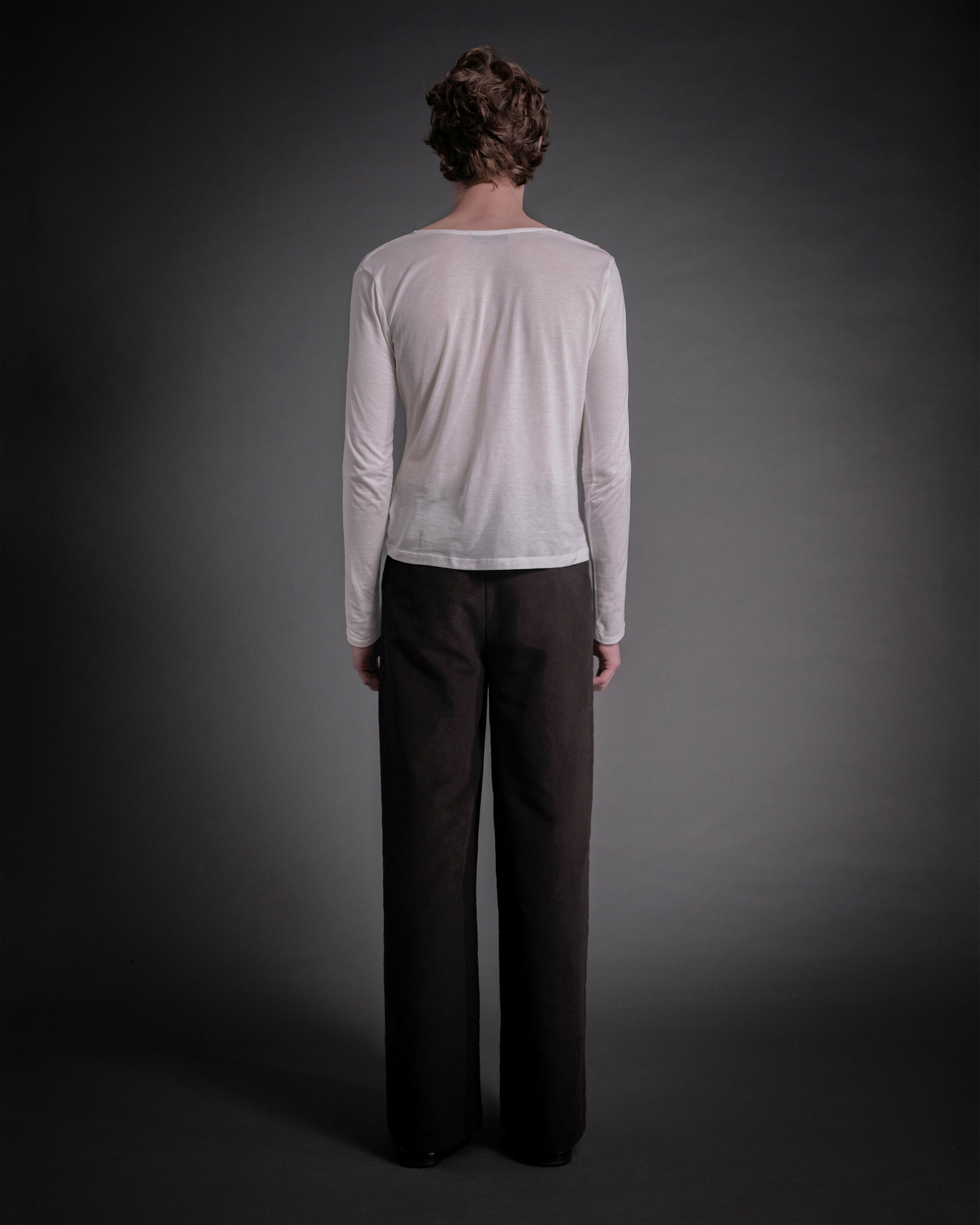 Pleated Wide Trouser