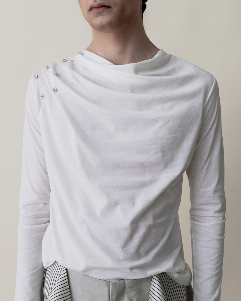 Draped Longsleeve Top