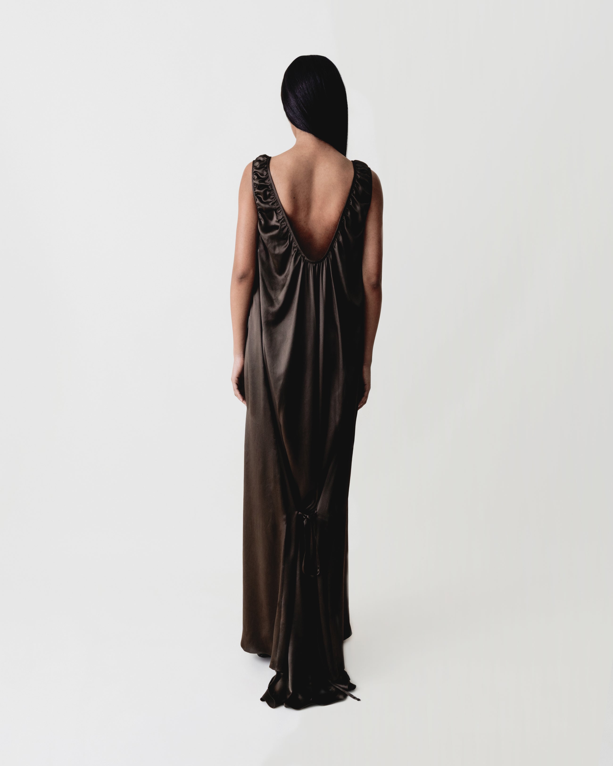 Gathered Tank Top Dress