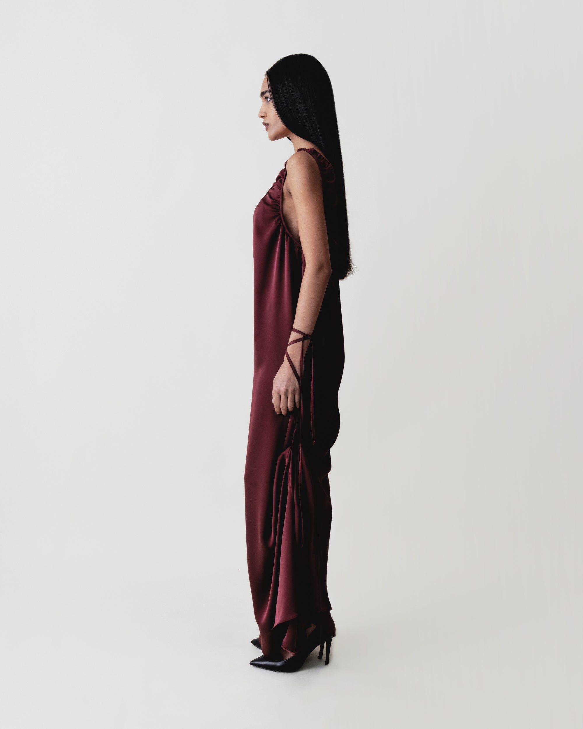 Gathered Tank Top Dress
