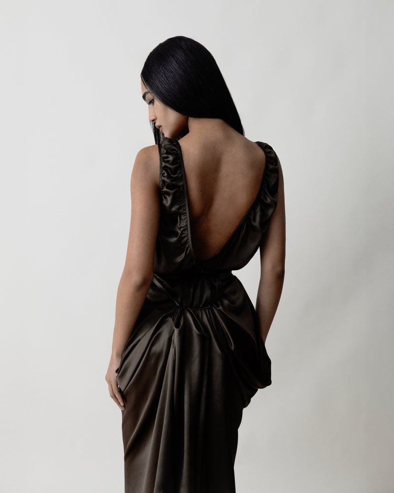 Gathered Tank Top Dress