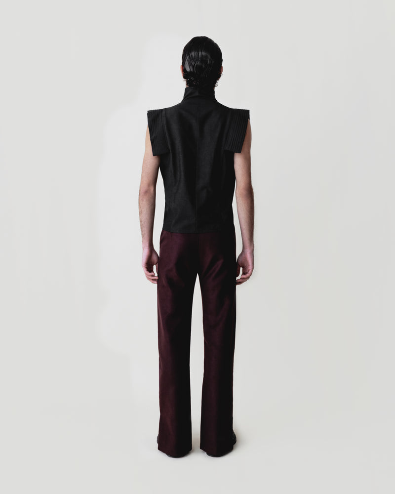 Pintuck Shoulder Top