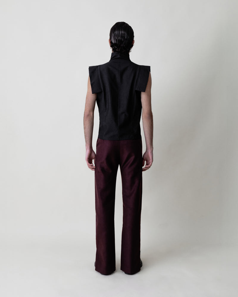 Pintuck Shoulder Top