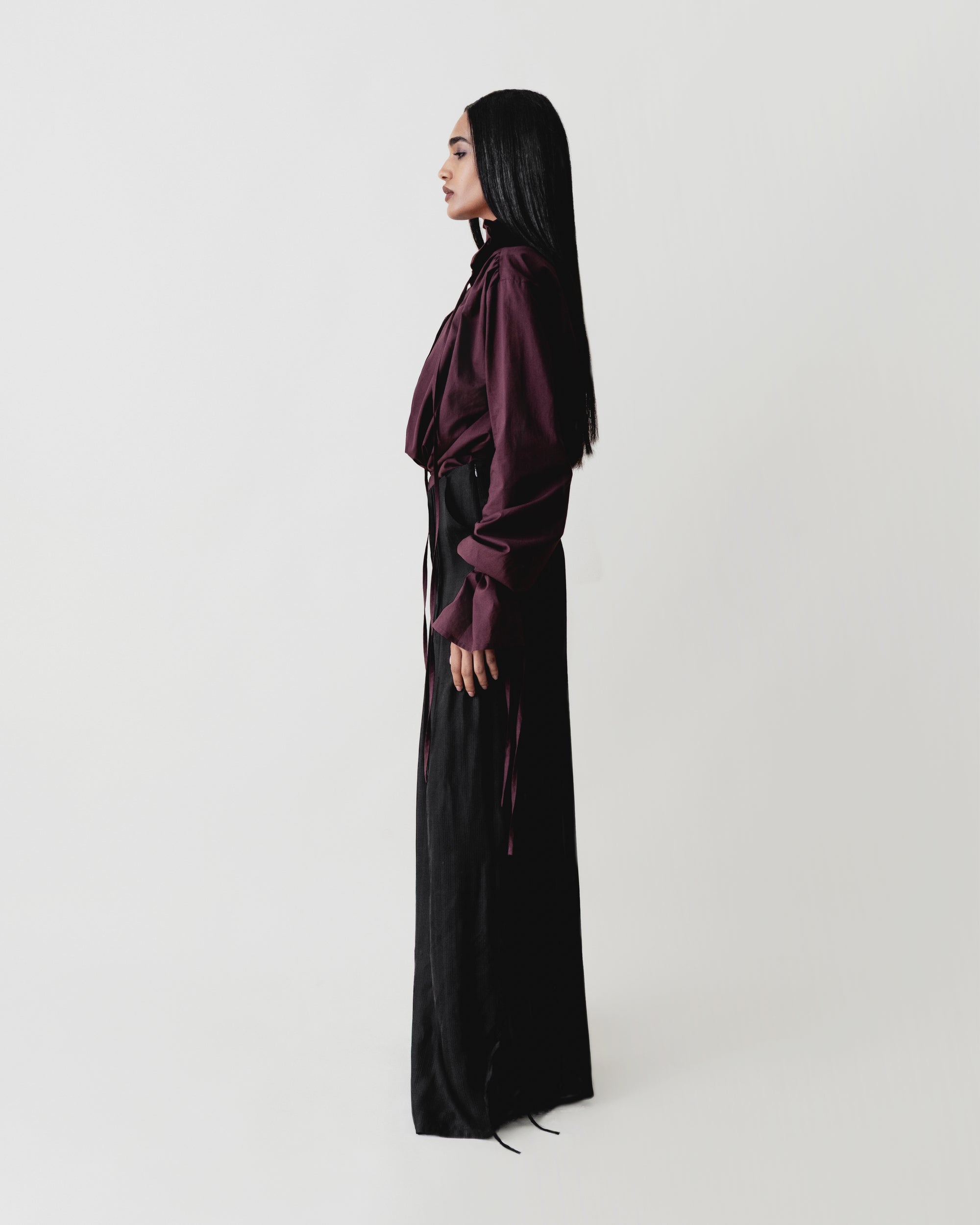 Pintuck Trouser