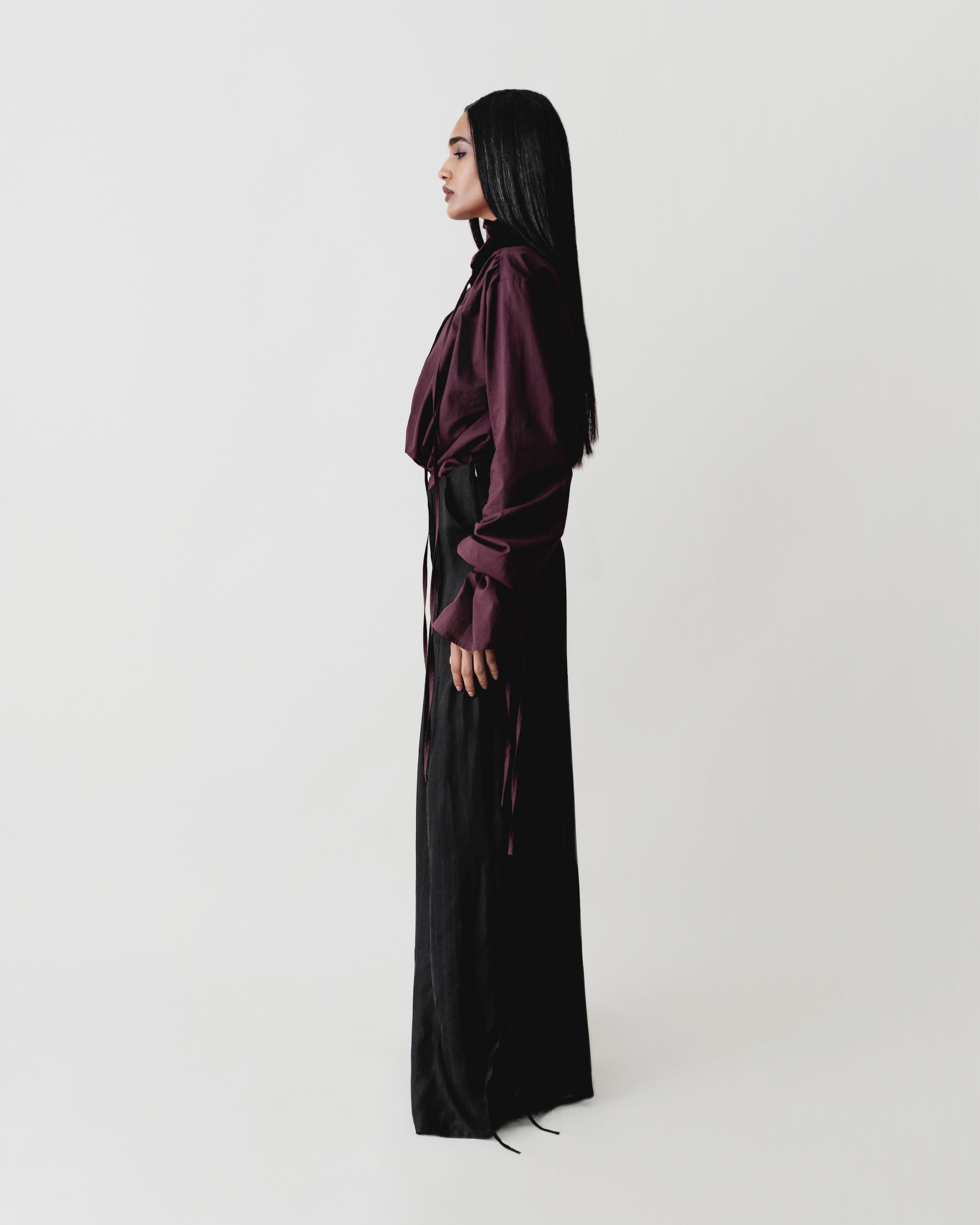 Pintuck Trouser