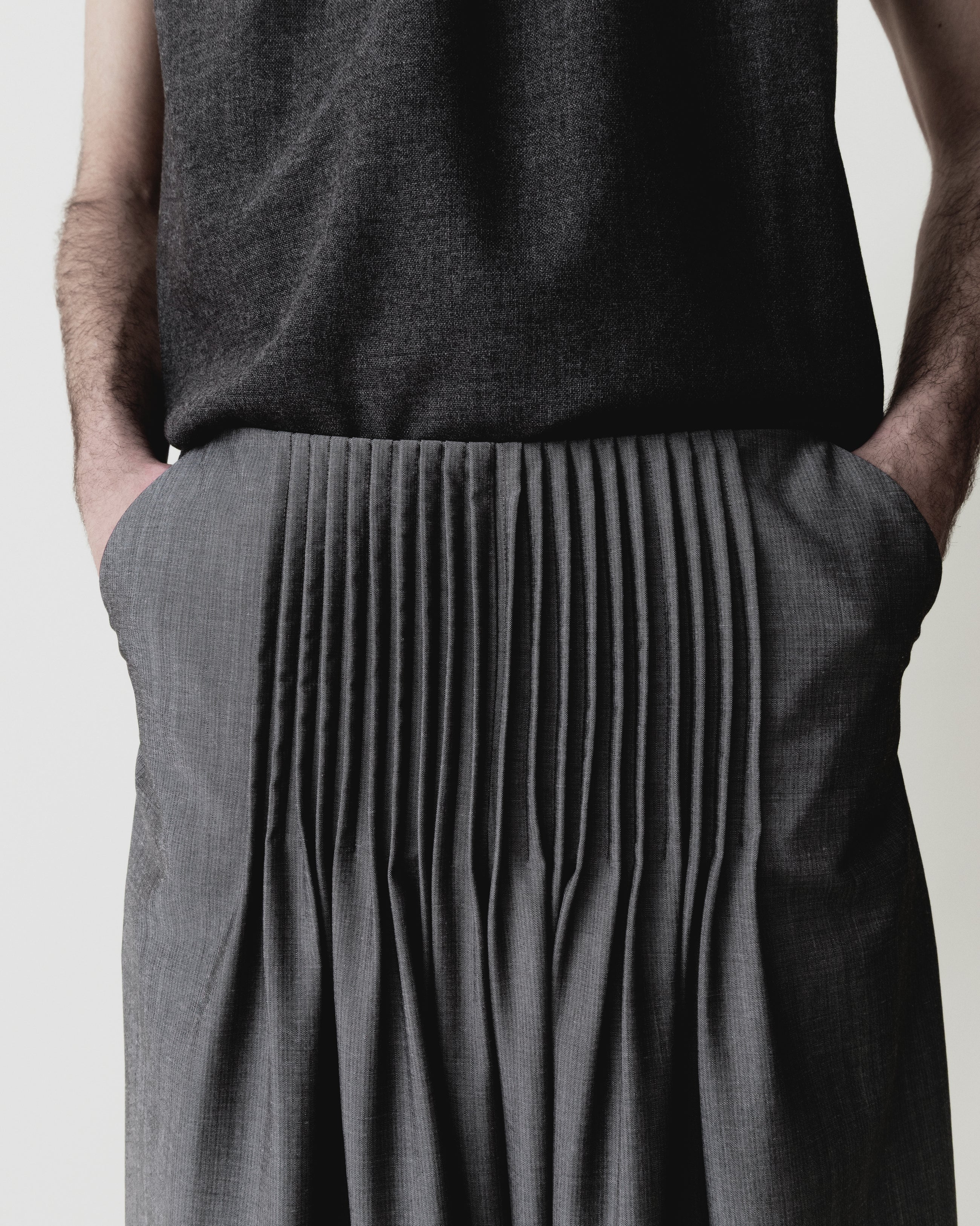 Pintuck Trouser