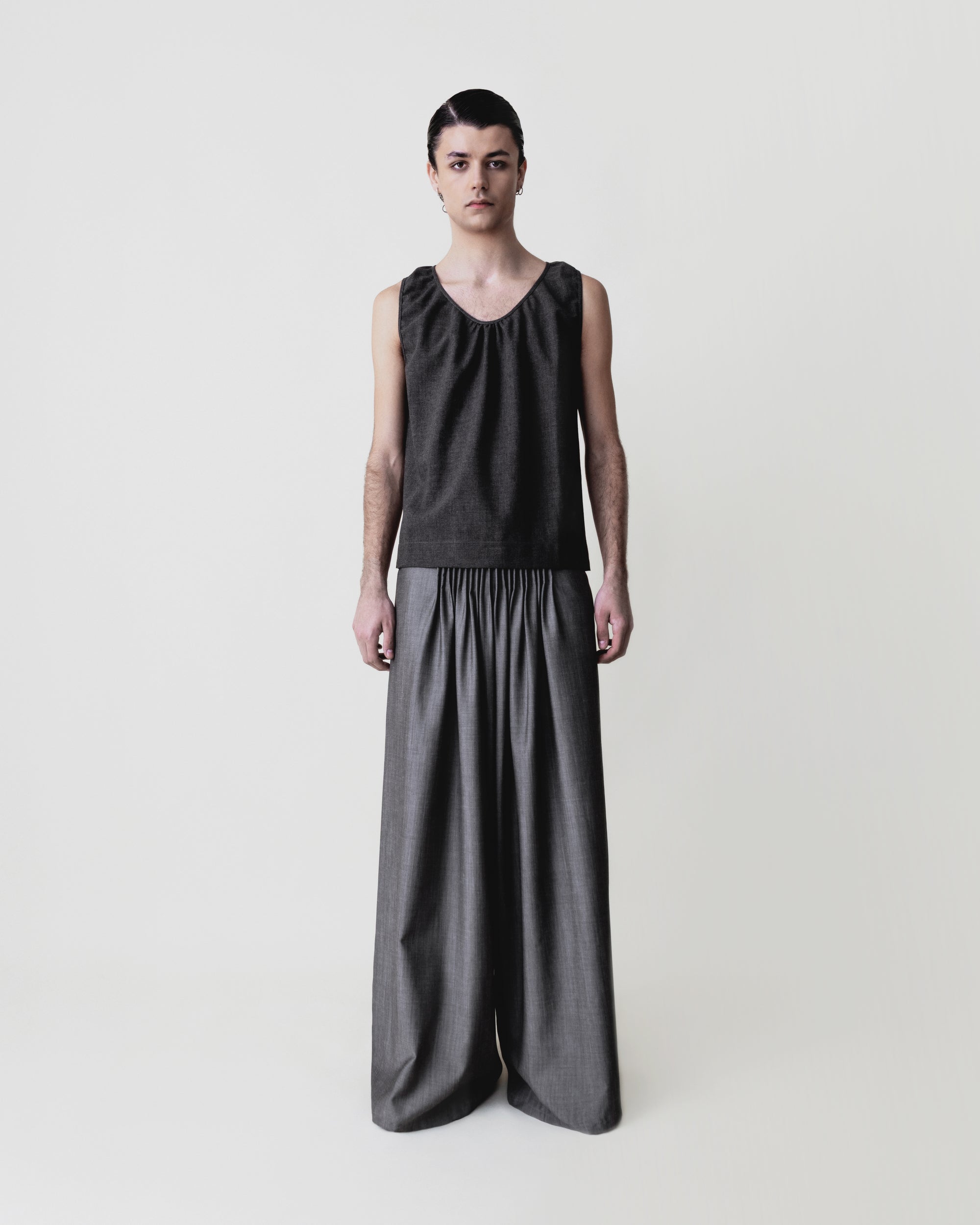 Pintuck Trouser