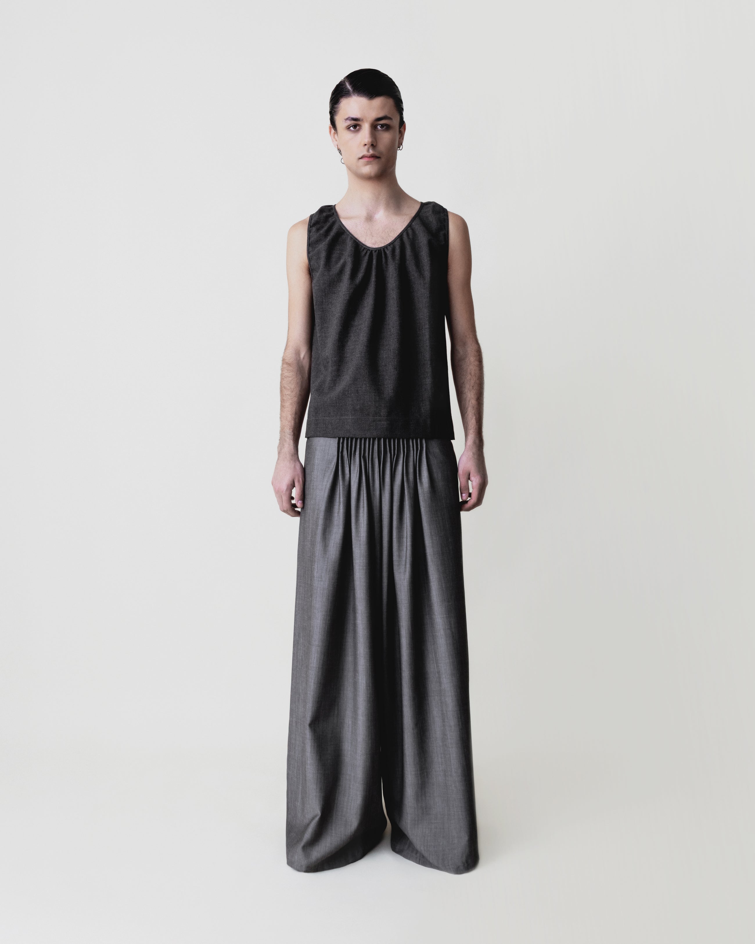Pintuck Trouser
