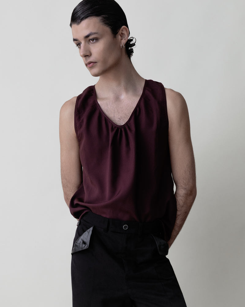 Pleated Wide Trouser