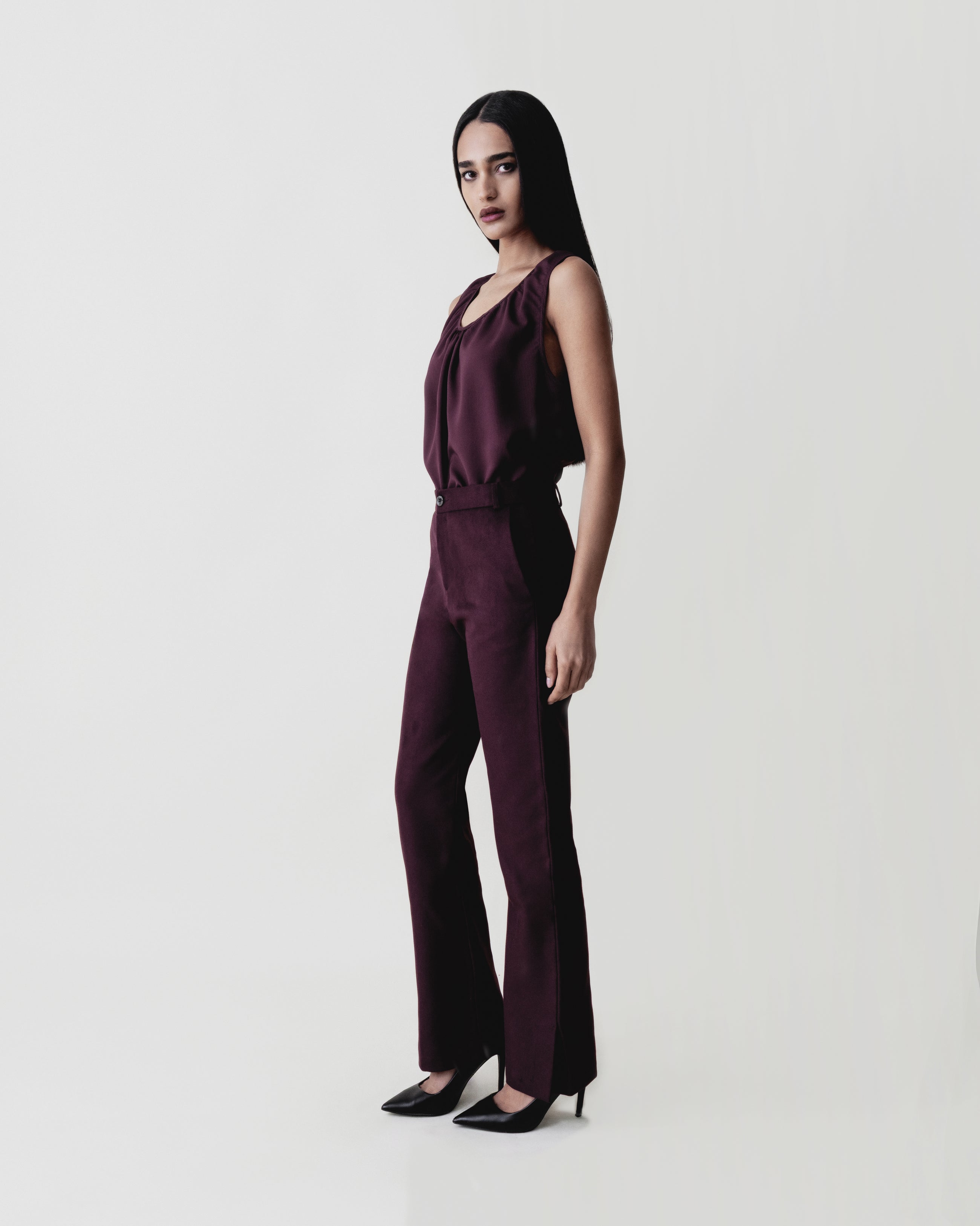 Slit Bootcut Trouser