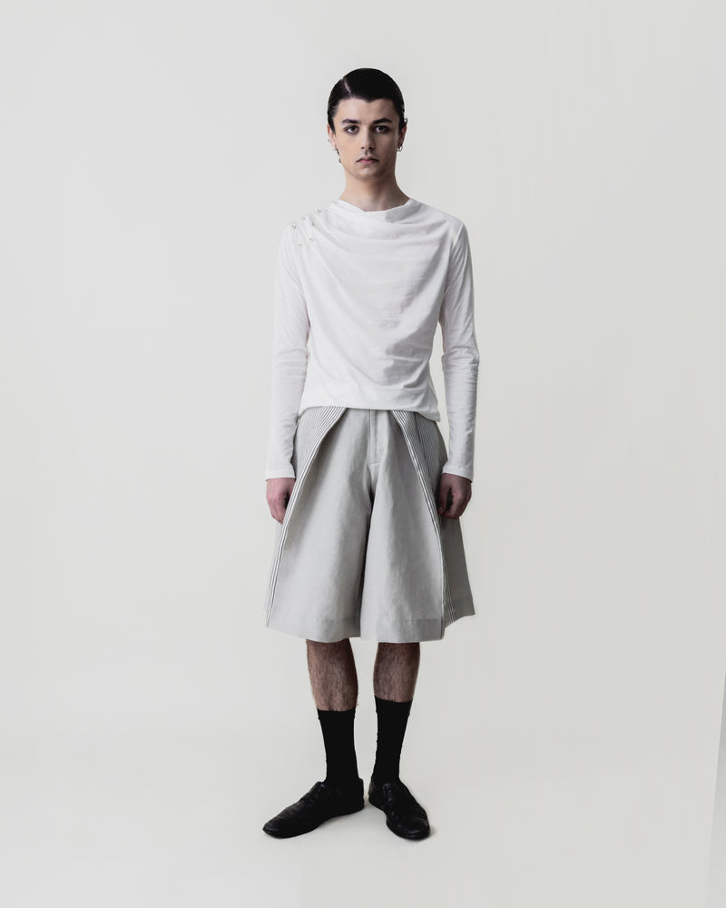 Striped Bermuda Short