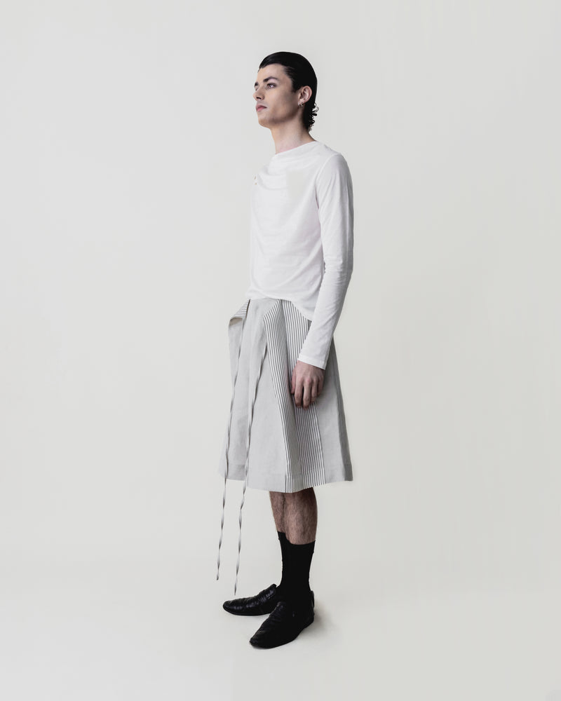 Striped Bermuda Short