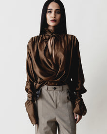 Tangled Wrap Blouse