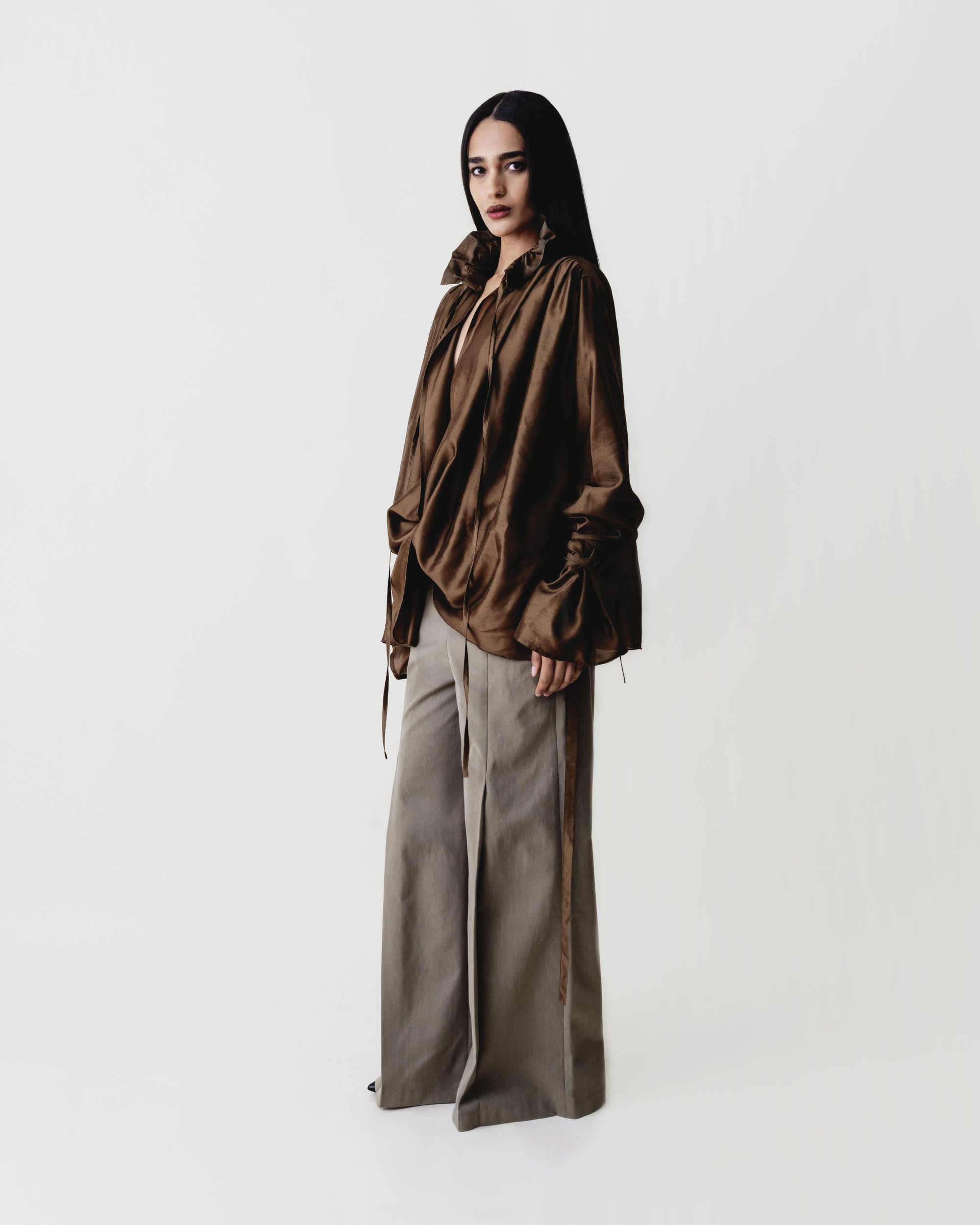 Tangled Wrap Blouse