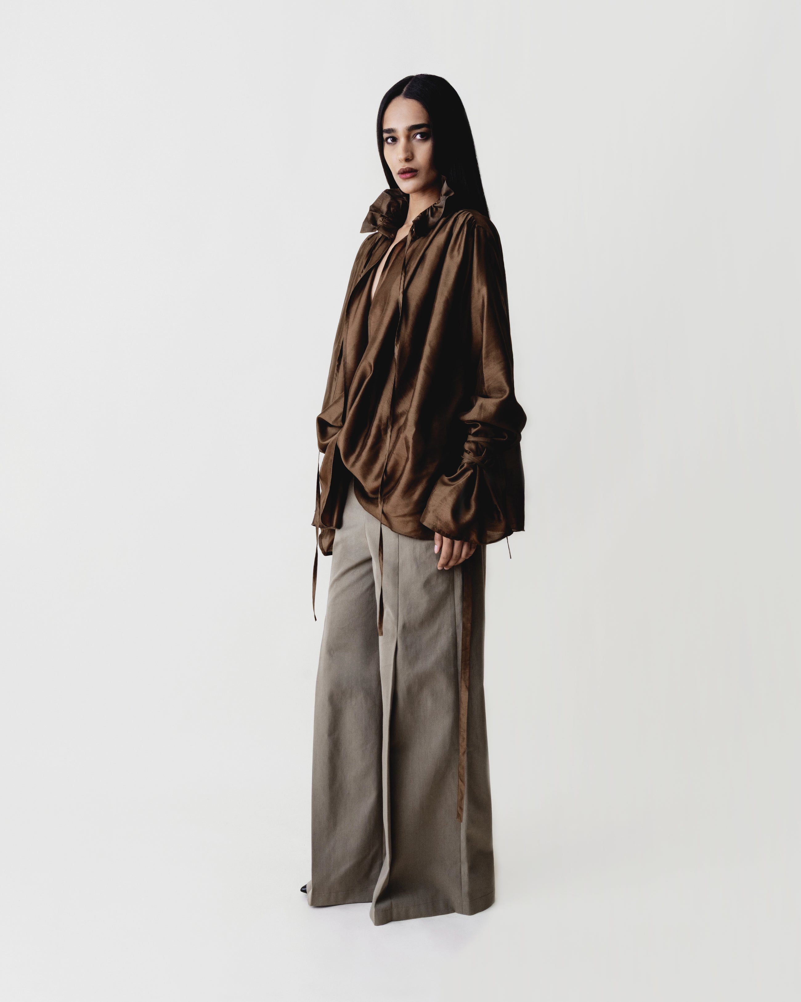 Tangled Wrap Blouse