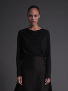 Draped Longsleeve Top