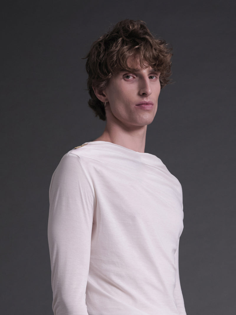 Draped Longsleeve Top