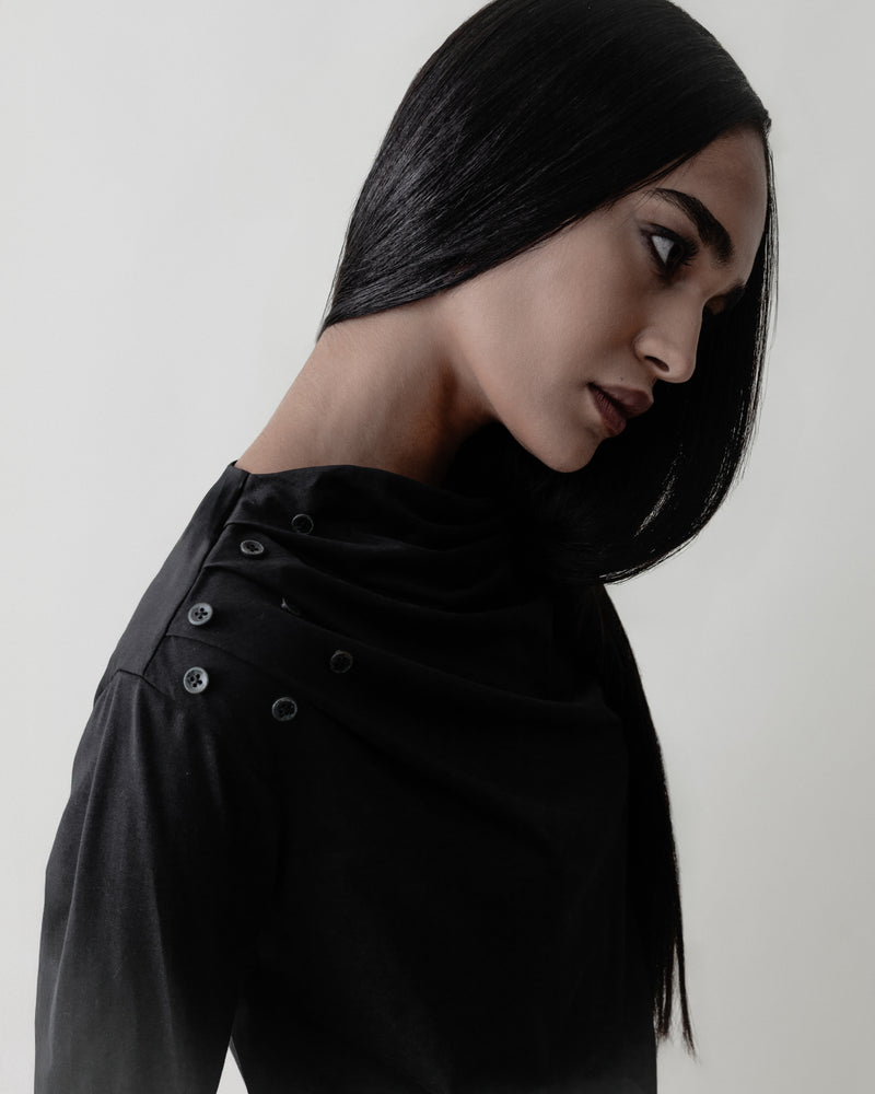 Draped Longsleeve Top