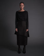 Peeled Dress Skirt Ash