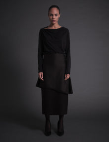 Peeled Dress Skirt Ash