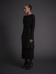 Peeled Dress Skirt Ash