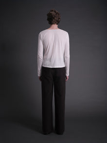 Pleated Wide Trouser Ash